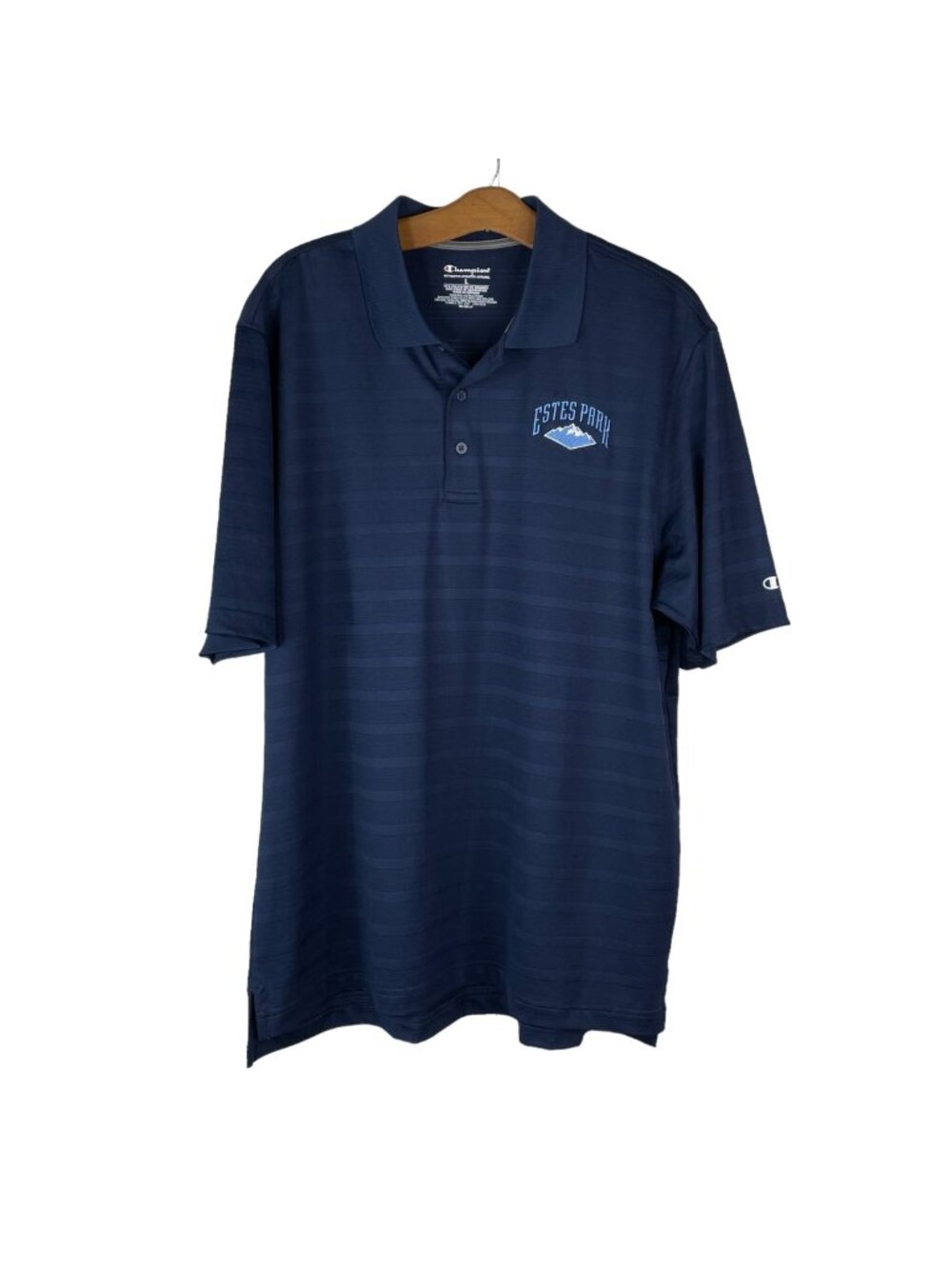 Champion Estes Park Polo Shirt Size Large Short Sleeve Collared Activewear NEW
